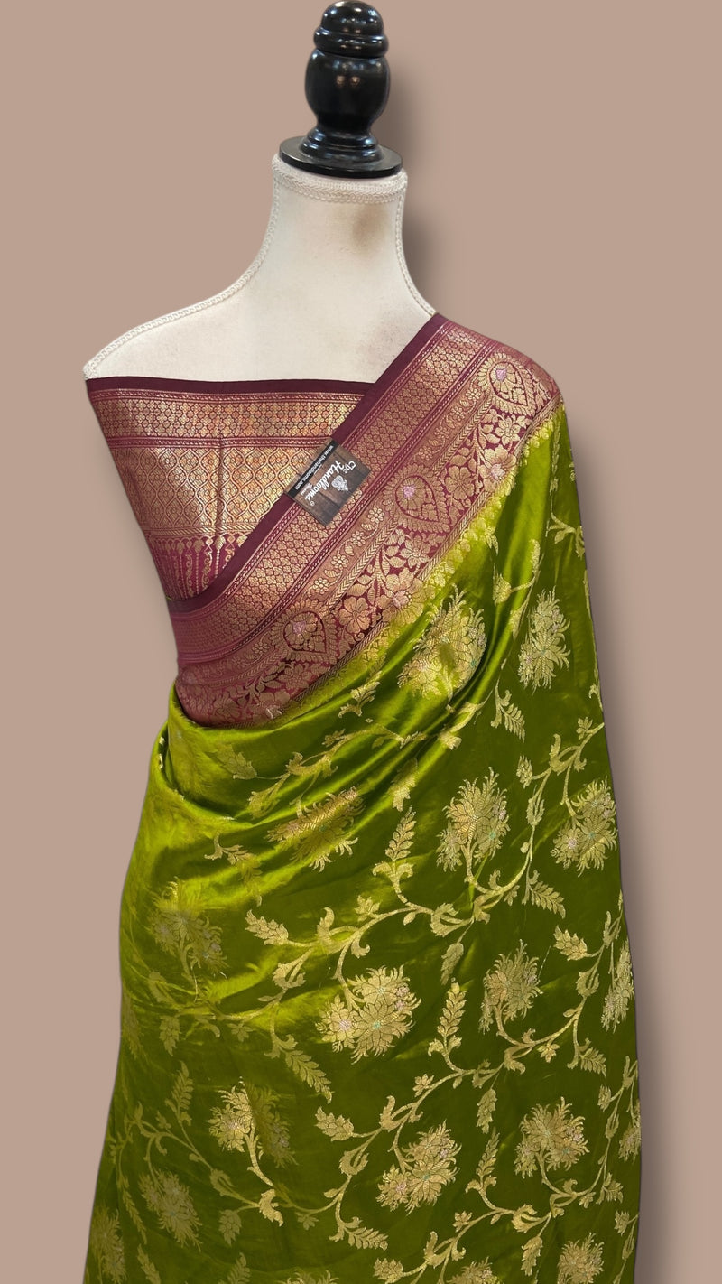 Pure Dupion Silk Banarasi Saree