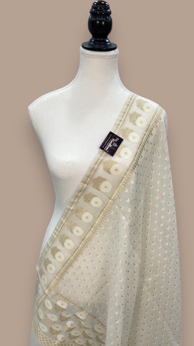 Pure Cotton Banarasi Handloom Dupatta