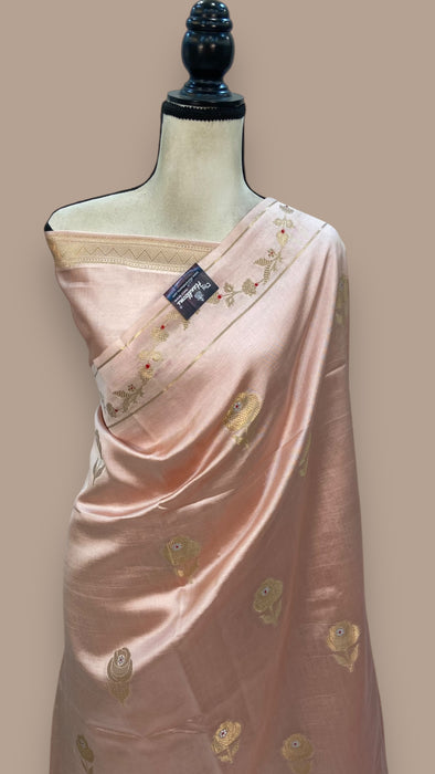 Pure Mango Silk Banarasi Handloom Saree