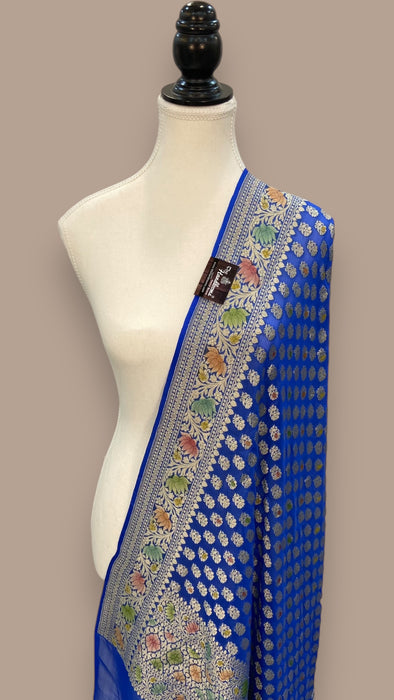 Khaddi Georgette Handloom Banarasi Dupatta