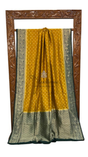 Pure Dupion Silk Banarasi Handloom Saree - The Handlooms