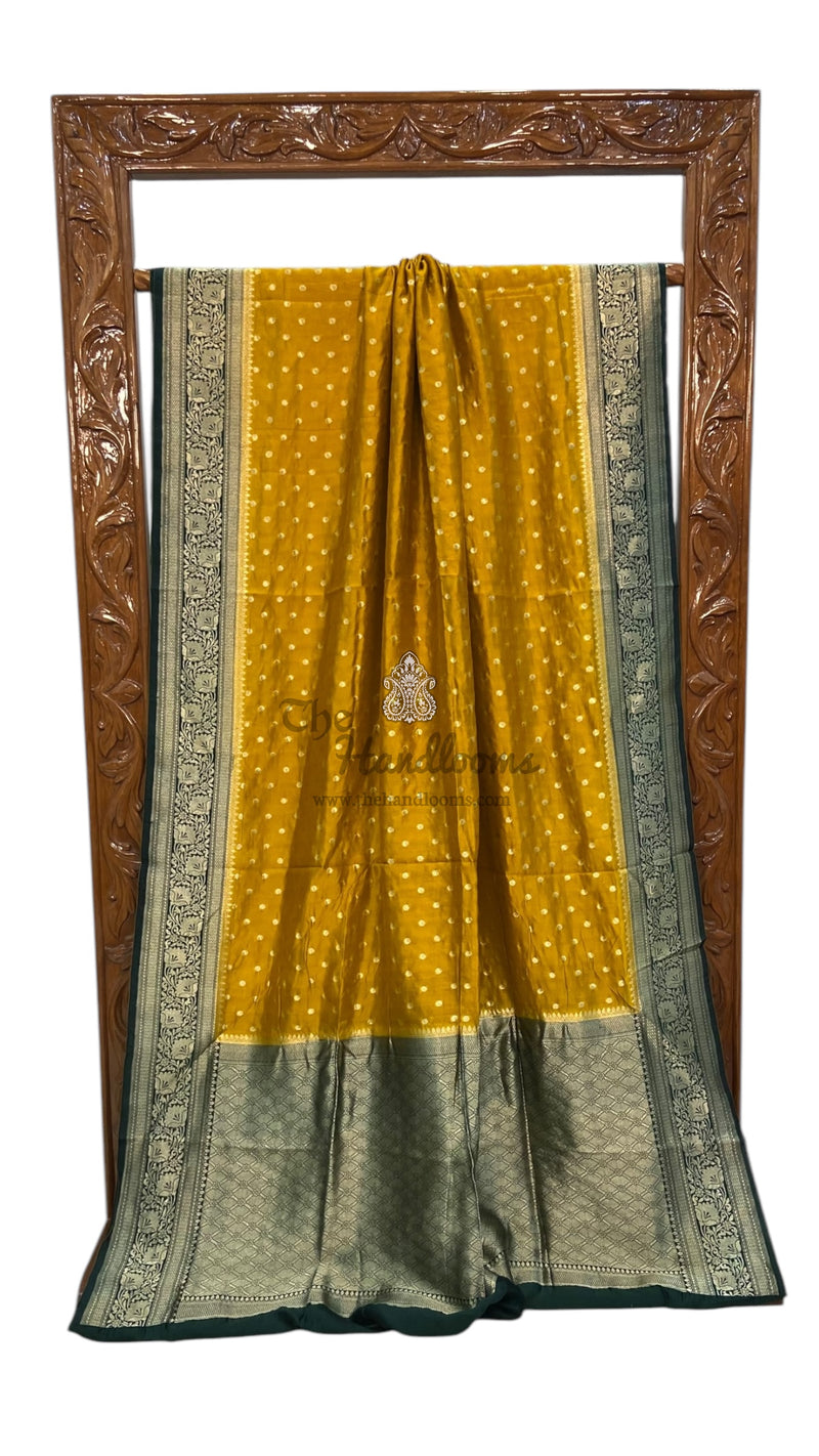 Pure Dupion Silk Banarasi Handloom Saree - The Handlooms