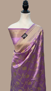 Pure Dupion Silk Banarasi Handloom Saree - The Handlooms