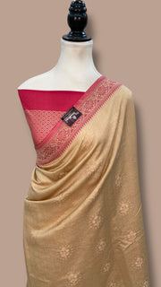 Pure Chiniya Silk Handloom Banarasi Saree - The Handlooms
