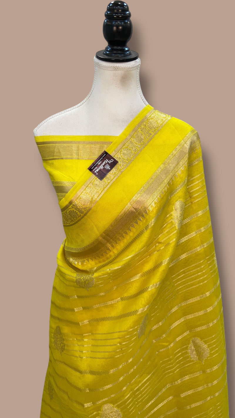 Pure Kora Handloom Banarasi Saree - The Handlooms