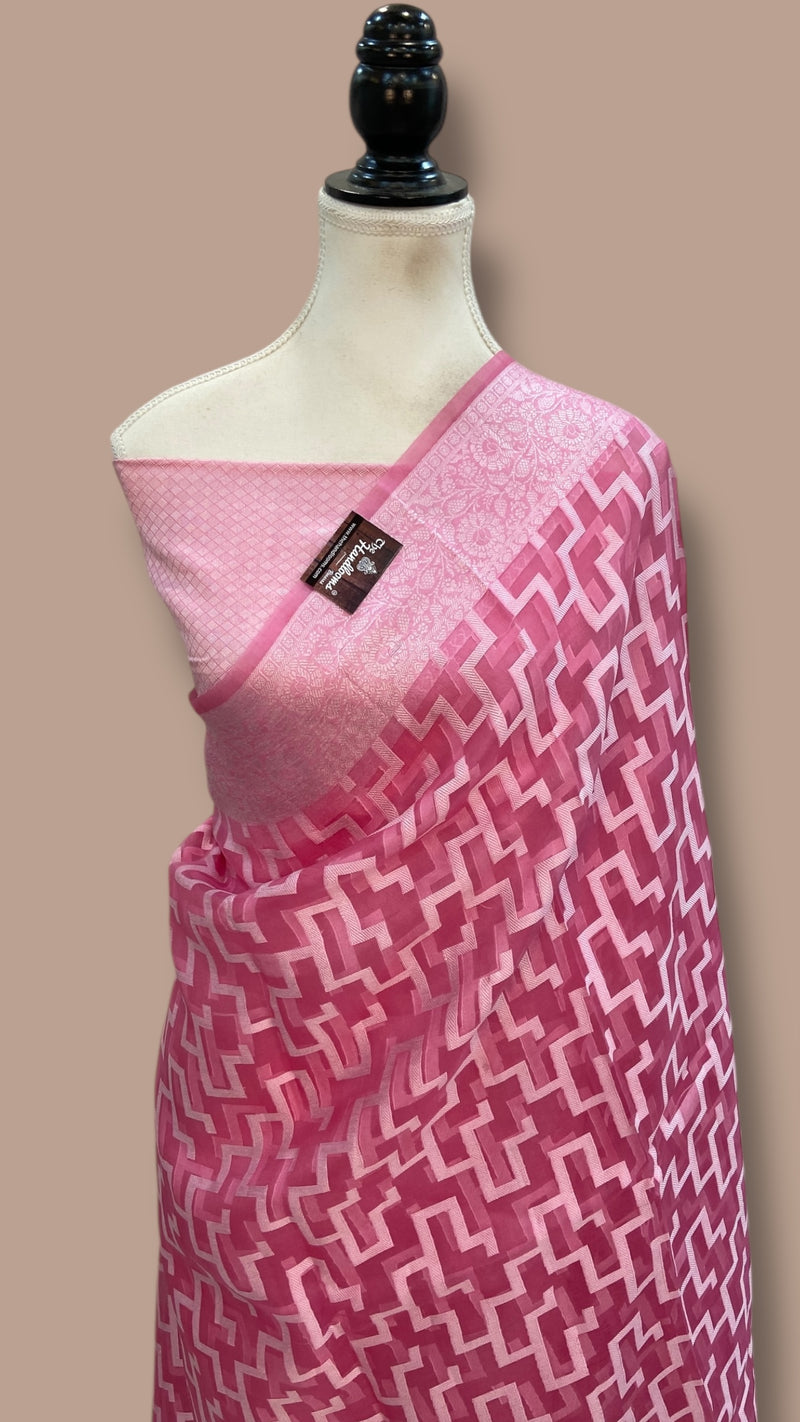 Pure Kora Handloom Banarasi Saree - The Handlooms