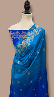 Pure Raw Silk Handloom Banarasi Saree - The Handlooms