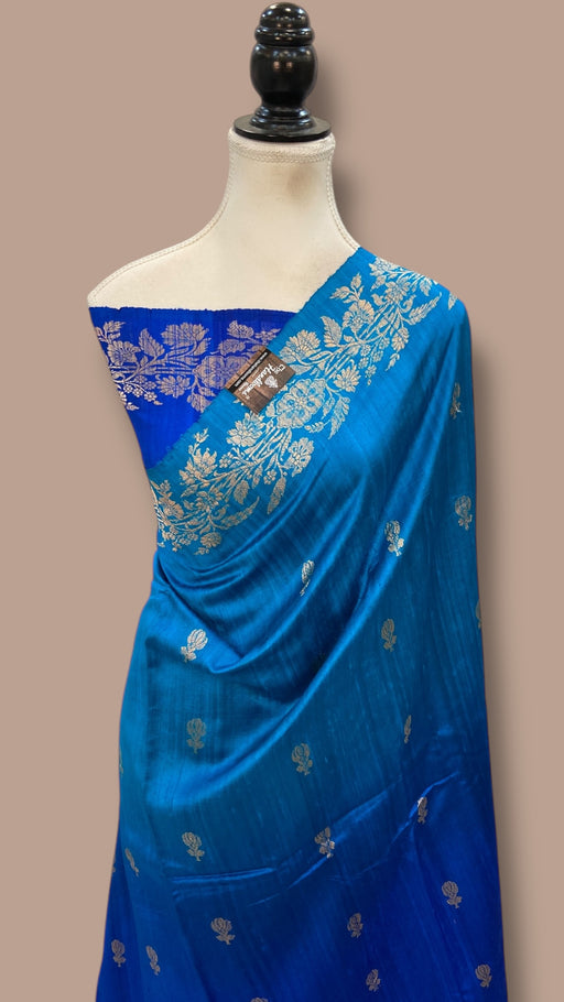 Pure Raw Silk Handloom Banarasi Saree - The Handlooms