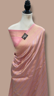Pure Katan Silk Banarasi Handloom Saree - All Over Sona Roopa Jaal Work - The Handlooms
