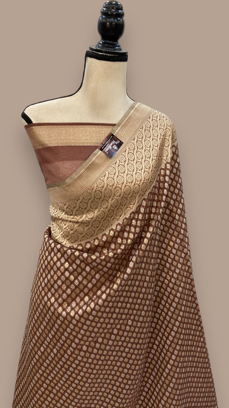 Pure Cotton Banarasi Handloom Saree - The Handlooms