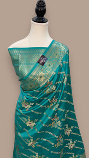 Pure Chiniya Silk Handloom Banarasi Saree - The Handlooms