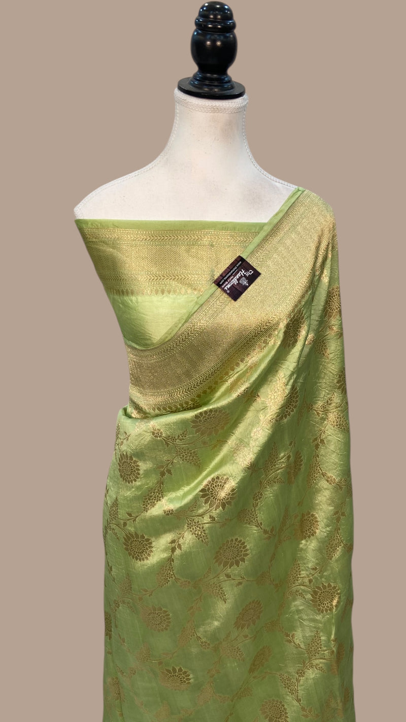 Pure Dupion Silk Banarasi Handloom Saree - The Handlooms
