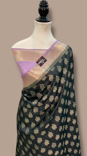 Pure Tussar Silk Handloom Banarasi Saree - The Handlooms