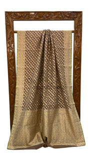 Pure Cotton Tissue Banarasi Handloom Saree - The Handlooms