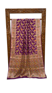 Pure Chiffon Khaddi Banarasi Saree - The Handlooms