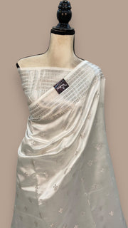 Pure Mango Silk Banarasi Handloom Saree - The Handlooms