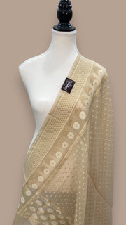 Pure Cotton Banarasi Handloom Dupatta - The Handlooms