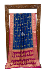 Pure Crepe Georgette Banarasi Saree - The Handlooms
