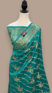 Pure Chiniya Silk Handloom Banarasi Saree - The Handlooms