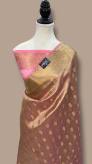 Pure Kora Tissue Handloom Banarasi Saree - The Handlooms