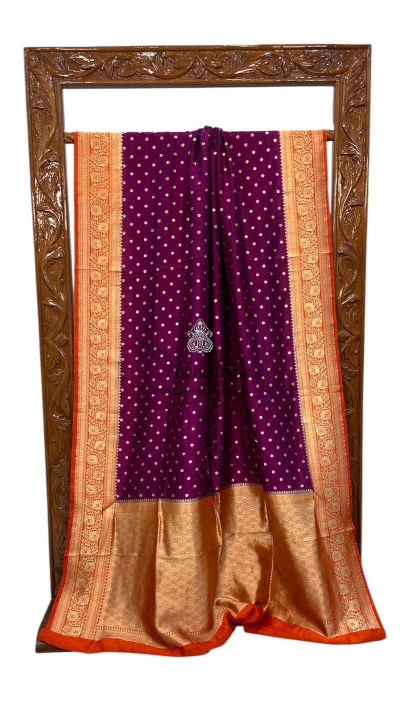 Pure Dupion Silk Banarasi Handloom Saree - The Handlooms