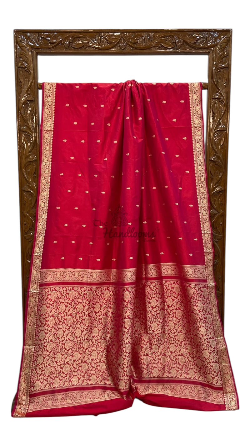 Pure Katan Silk Banarasi Handloom Saree - The Handlooms