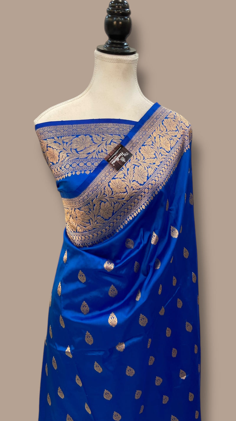Pure Katan Silk Banarasi Handloom Saree - The Handlooms