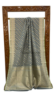 Pure Cotton Tissue Banarasi Handloom Saree - The Handlooms