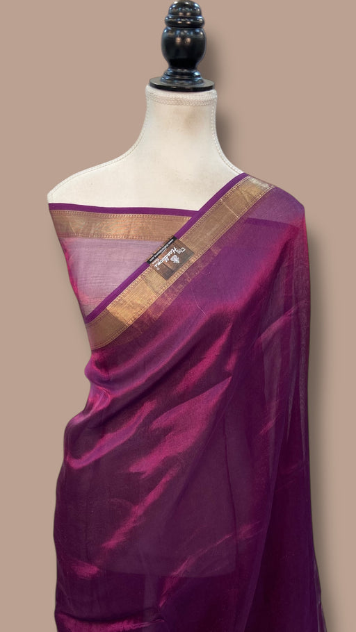 Pure Kora Tissue Handloom Banarasi Saree - The Handlooms