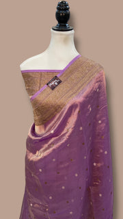 Pure Kora Tissue Handloom Banarasi Saree - The Handlooms