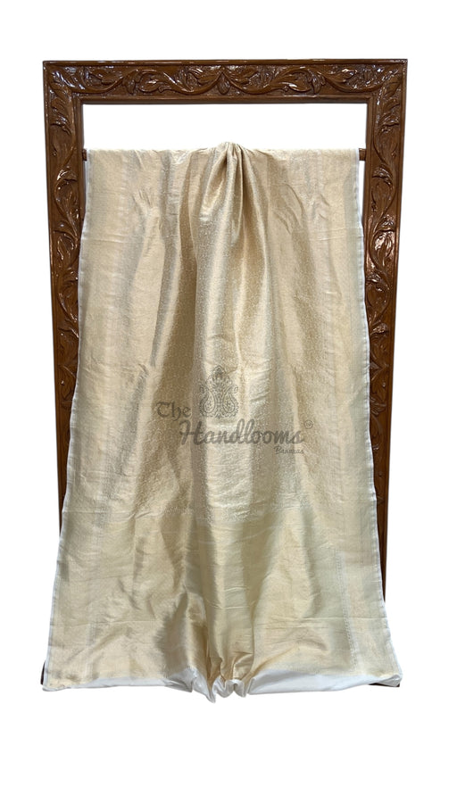 Pure Katan Silk Banarasi Handloom Saree - Tanchui Brocade - The Handlooms