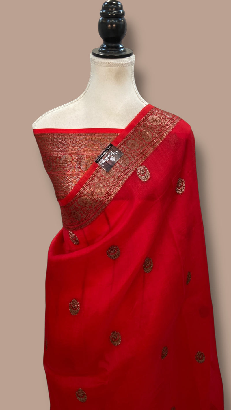 Pure Kora Handloom Banarasi Saree - The Handlooms