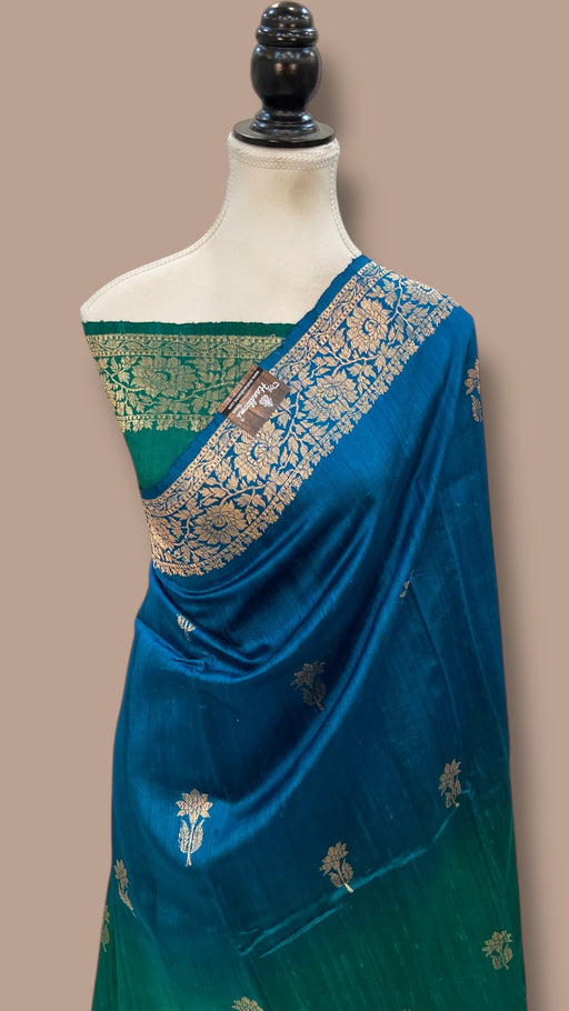 Pure Raw Silk Handloom Banarasi Saree - The Handlooms