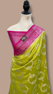 Pure Chiniya Silk Handloom Banarasi Saree - The Handlooms