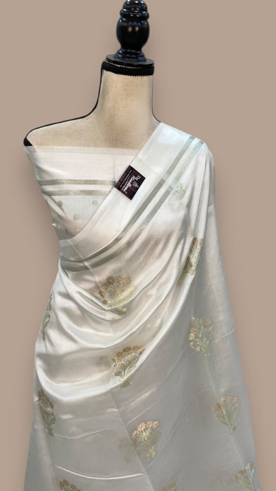 Pure Mango Silk Banarasi Handloom Saree