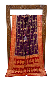 Pure Crepe Georgette Banarasi Saree - The Handlooms