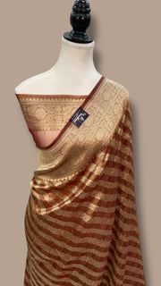 Pure Kora Tissue Handloom Banarasi Saree - The Handlooms