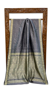 Pure Katan Silk Banarasi Handloom Saree - The Handlooms