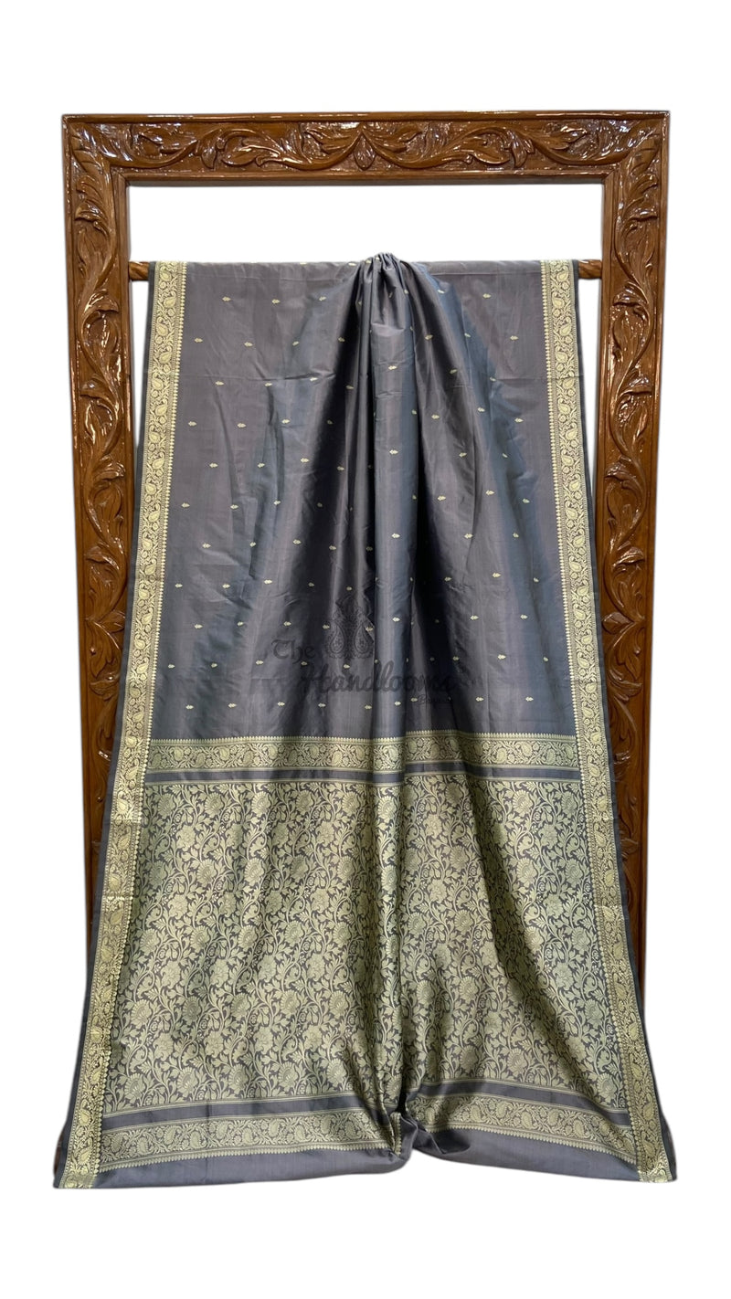 Pure Katan Silk Banarasi Handloom Saree - The Handlooms