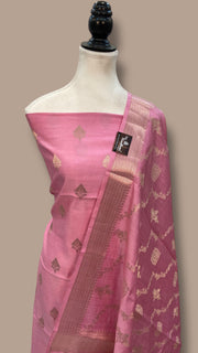 Pure Chiniya Silk Dress Material - The Handlooms