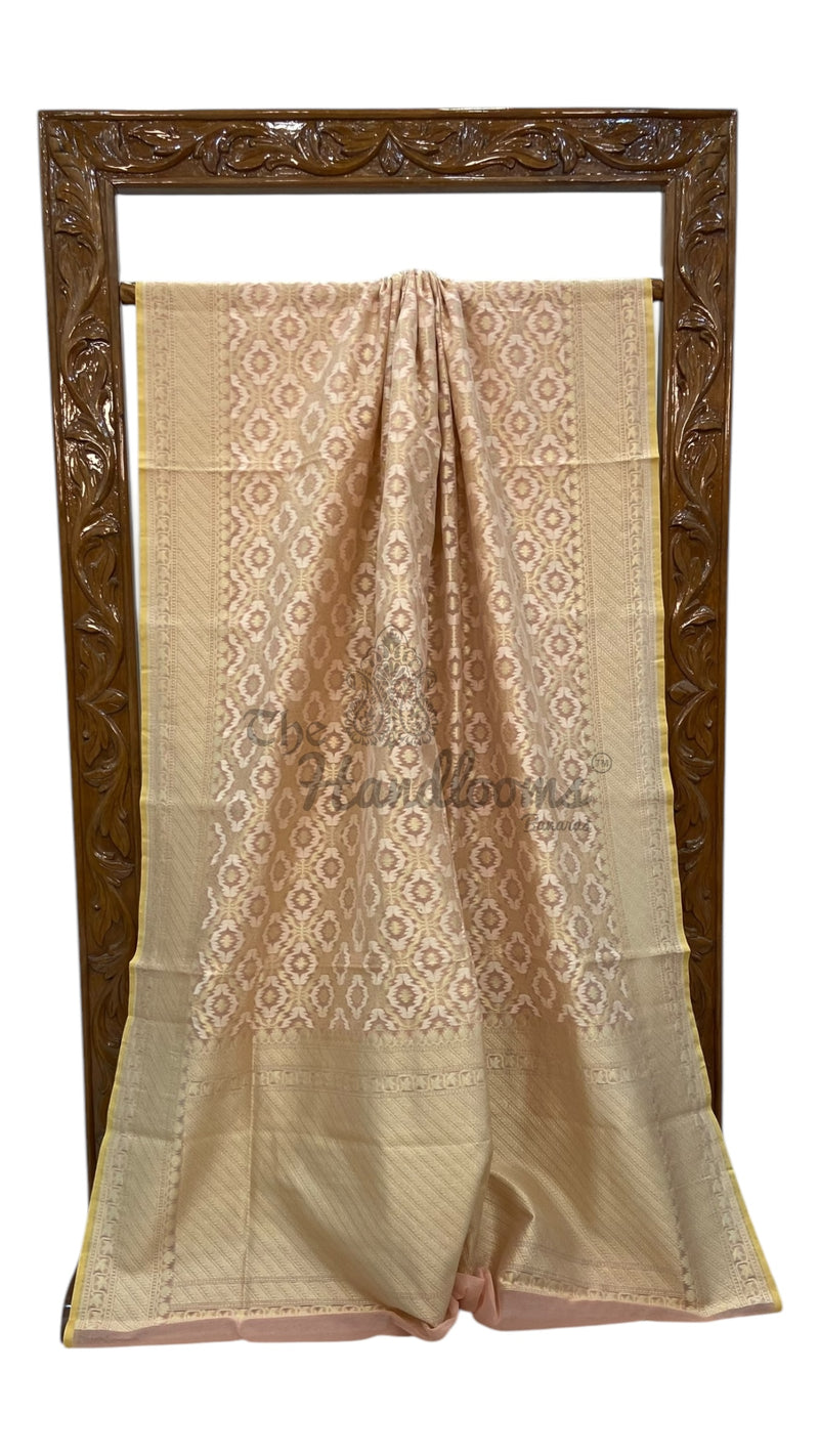 Pure Cotton Tissue Banarasi Handloom Saree - The Handlooms