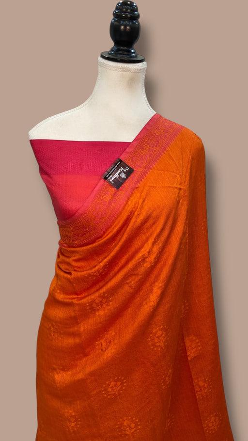 Pure Chiniya Silk Handloom Banarasi Saree - The Handlooms