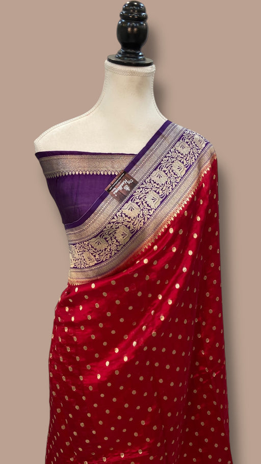 Pure Chiniya Khaddi Handloom Banarasi Saree - The Handlooms