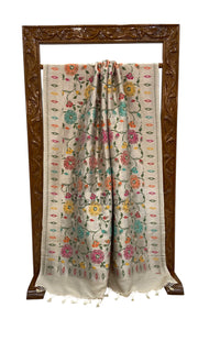 Tussar Georgette Brocade Handloom Banarasi Saree - The Handlooms