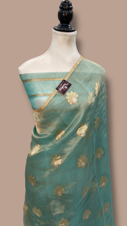 Pure Kora Tissue Handloom Banarasi Saree - The Handlooms