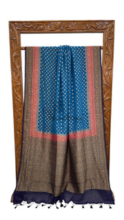 Pure Khaddi Georgette Handloom Banarasi Saree - The Handlooms