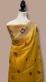 Pure Kora Handloom Banarasi Saree - The Handlooms