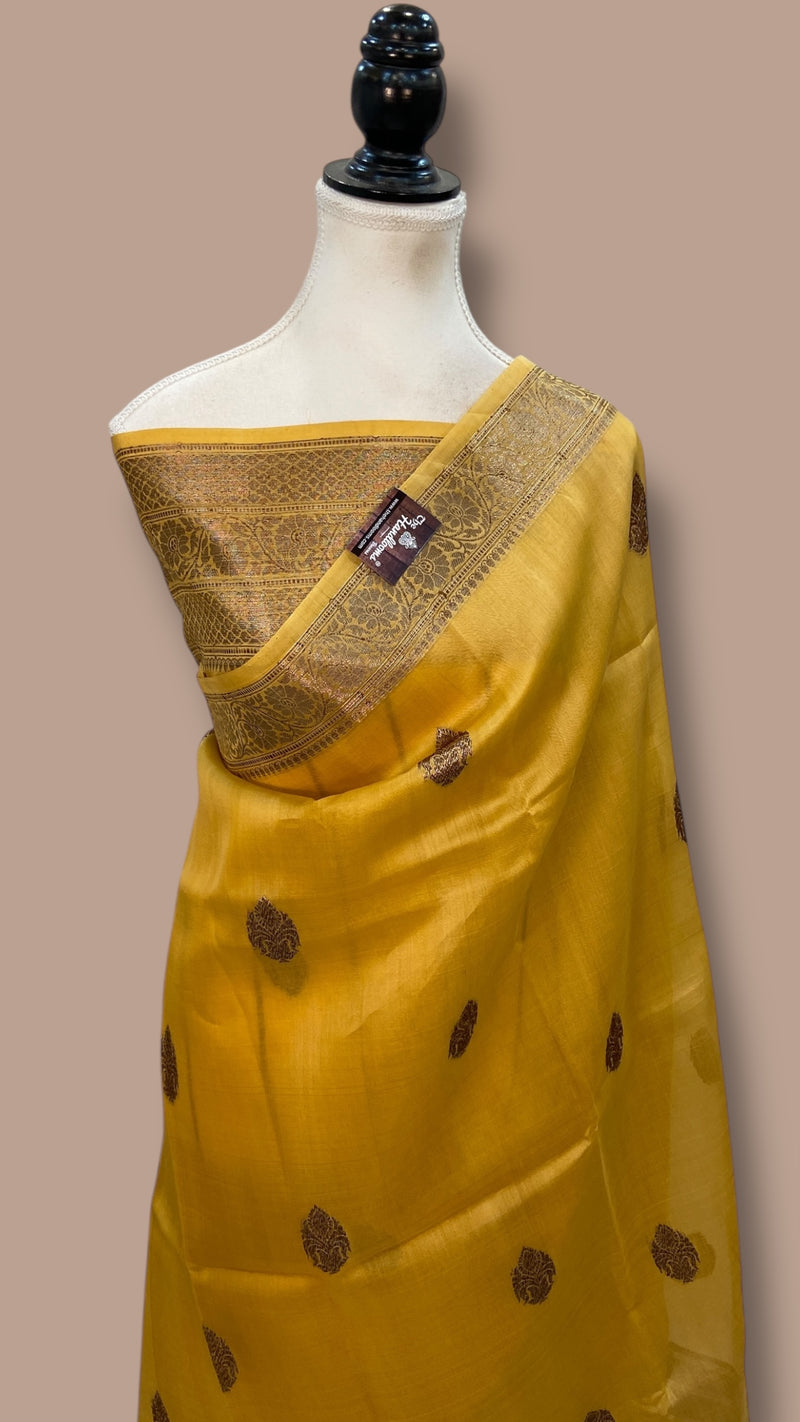 Pure Kora Handloom Banarasi Saree - The Handlooms