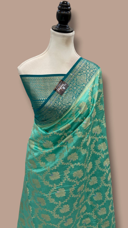 Pure Chiniya Silk Handloom Banarasi Saree - The Handlooms