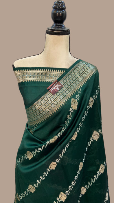 Pure Mango Silk Banarasi Handloom Saree